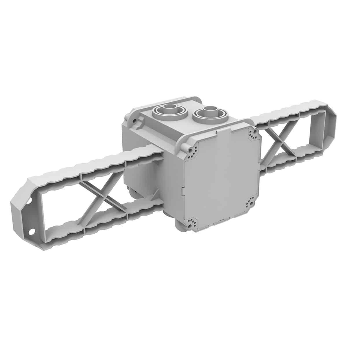UP-Einlasskasten Spotbox UP1, 1×1, Flügeldose, gu