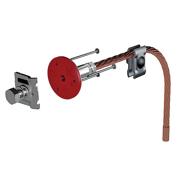 Anschliessgarnitur 350mm Flury flexibel mit Cu Seil FE70, 50mm²
