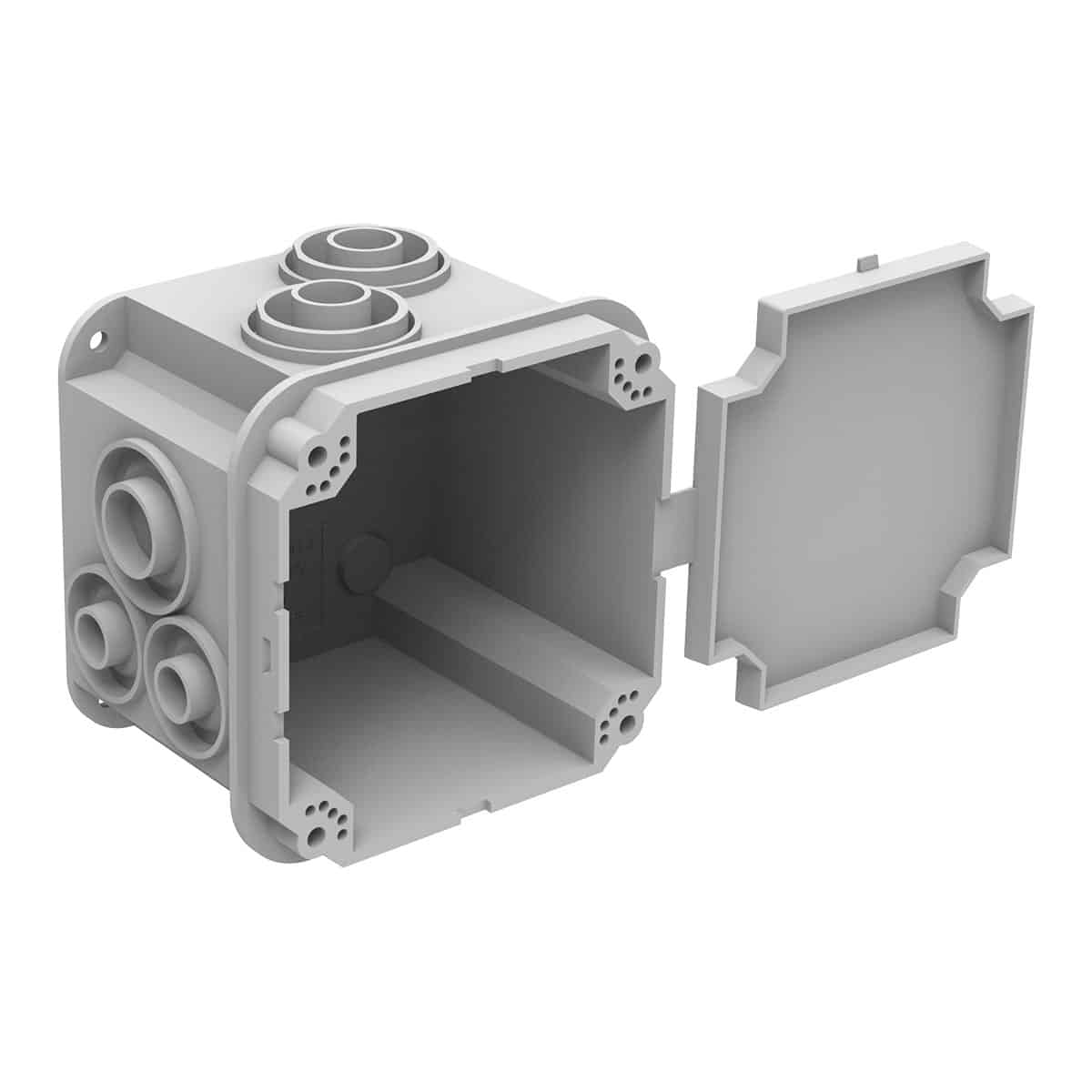 UP-Einlasskasten Spotbox UP1, 1×1, grau