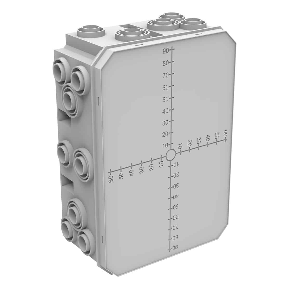 UP-Einlasskasten Spotbox UP6, 3×2, grau
