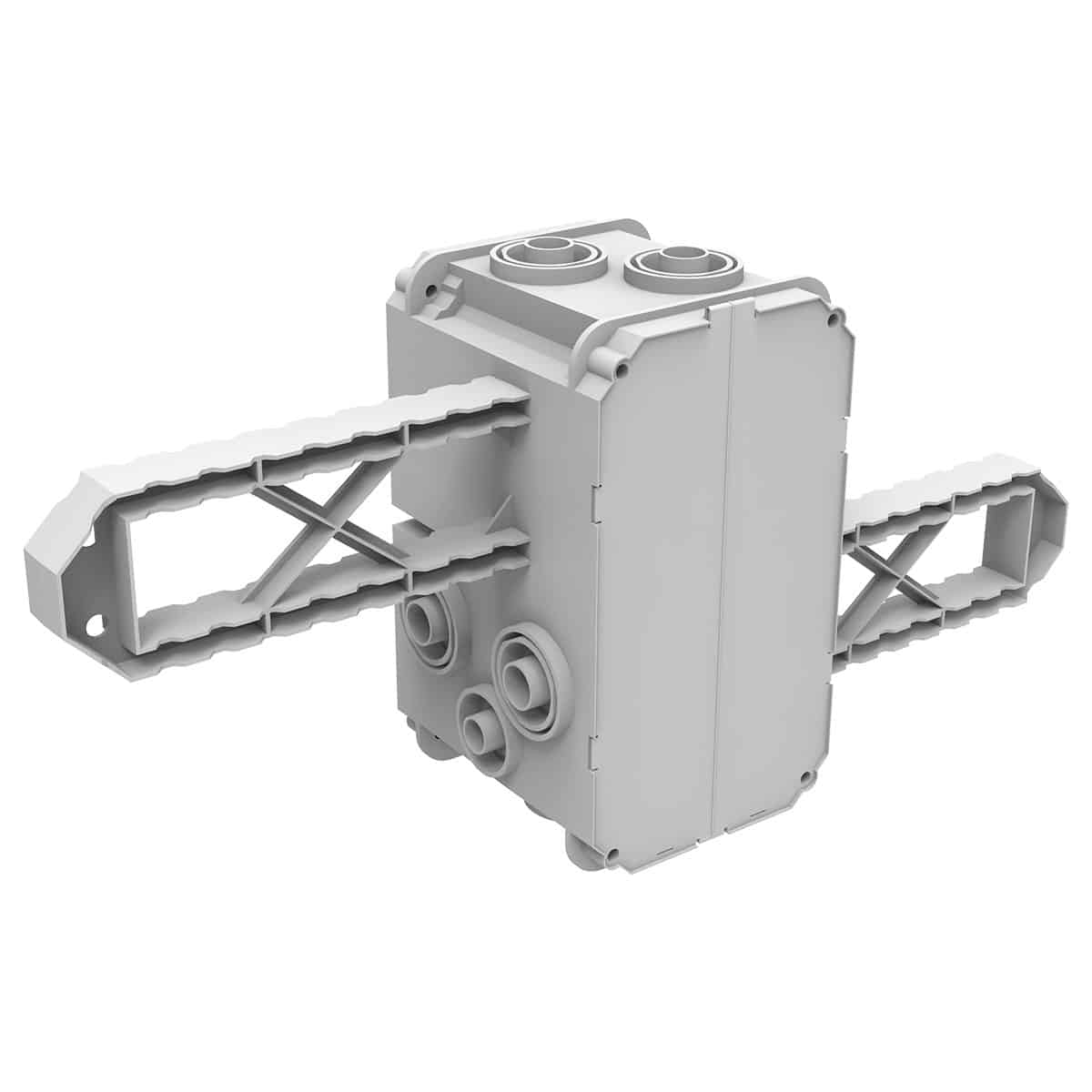 UP-Einlasskasten Spotbox UP2, 2×1, Flügeldose, gu