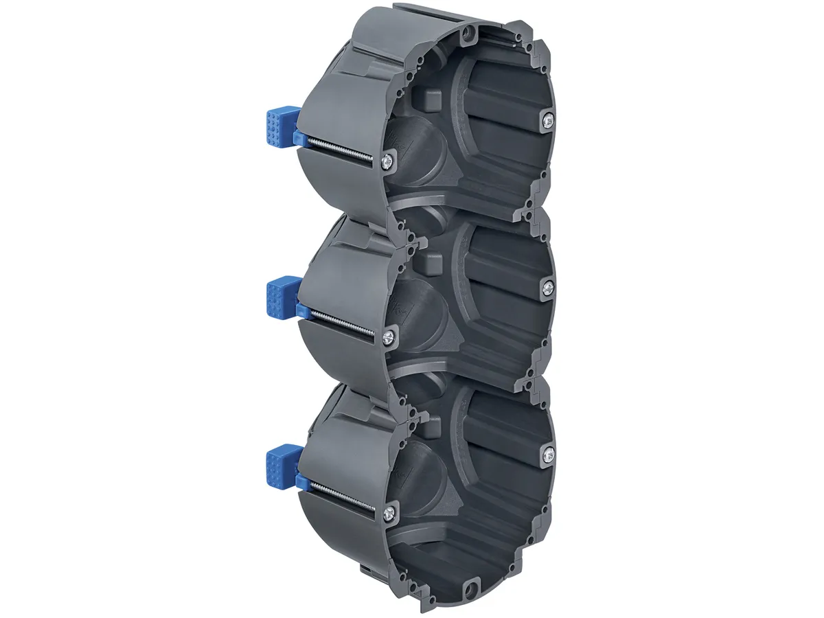 Hohlwanddose HSB D83, Gr. 3×1, 205×83×65mm GDP 850°C halogenfrei